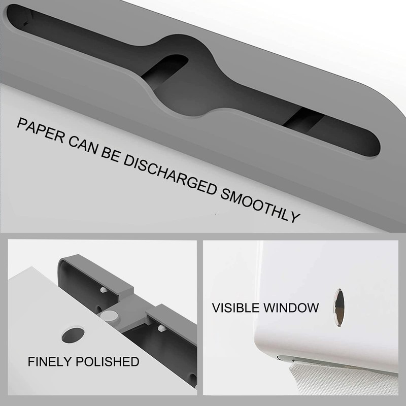 Paper Towel Dispenser - Wall Mounted Tissue Dispenser - Paper