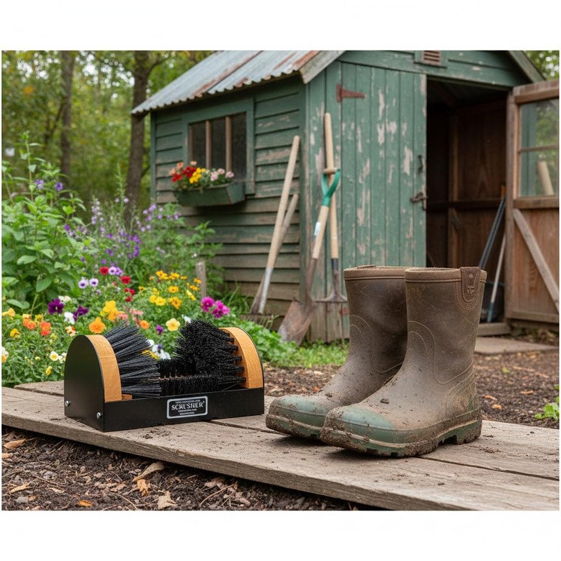 Shoe/Boot Brush & Scrubber - The Original Scrusher Boot &