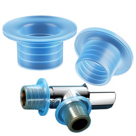 Ouliget Faucet Leak-Proof Sealing Gasket,Heavy Duty Hose Sealing Leak-Proof Silicone Plug,Outdoor Faucet Repair Kit for Faucet Triangle Valve,Silicone Raw Material Belt
