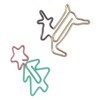 100pcs Paper Clips Lovely Christmas Tree and Deer Shape Metallic