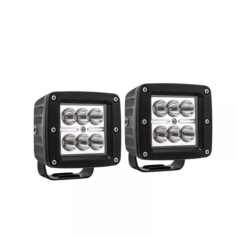 DYSO Fog Light Kit 3'' LED Pod+ Mount + Wiring