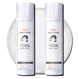 PDRN Lotion, 4Luster PDRN Toner, 5.1 fl oz (150 ml) x 2 Bottles, Made in Japan [Formulated with Hydrolyzed Soa, Cica, Ceramide] Tsuchan Lotion
