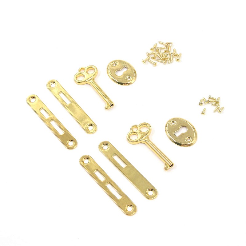 Cabinet & Furniture Locks Karcy Small Jewelry Box Lock Gold