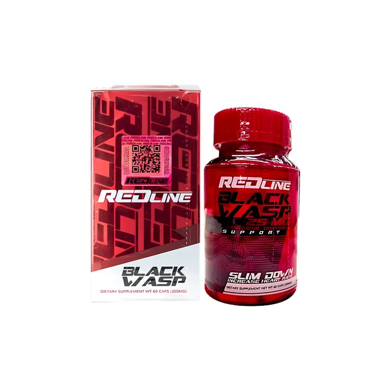 Suplemento Termogénico Black Wasp 60 Cápsulas Redline
