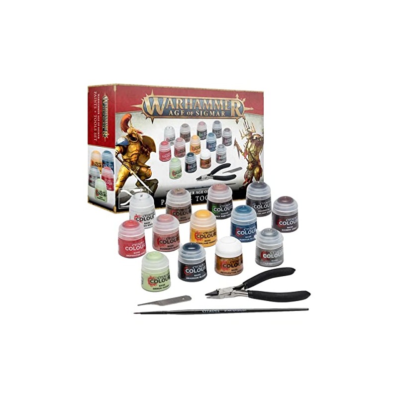 Warhammer Age of Sigmar: Paint and Tools Set