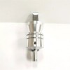 LEDIN 1x Turbo Sound Whistle Simulator Muffler Silver Exhaust Pipe