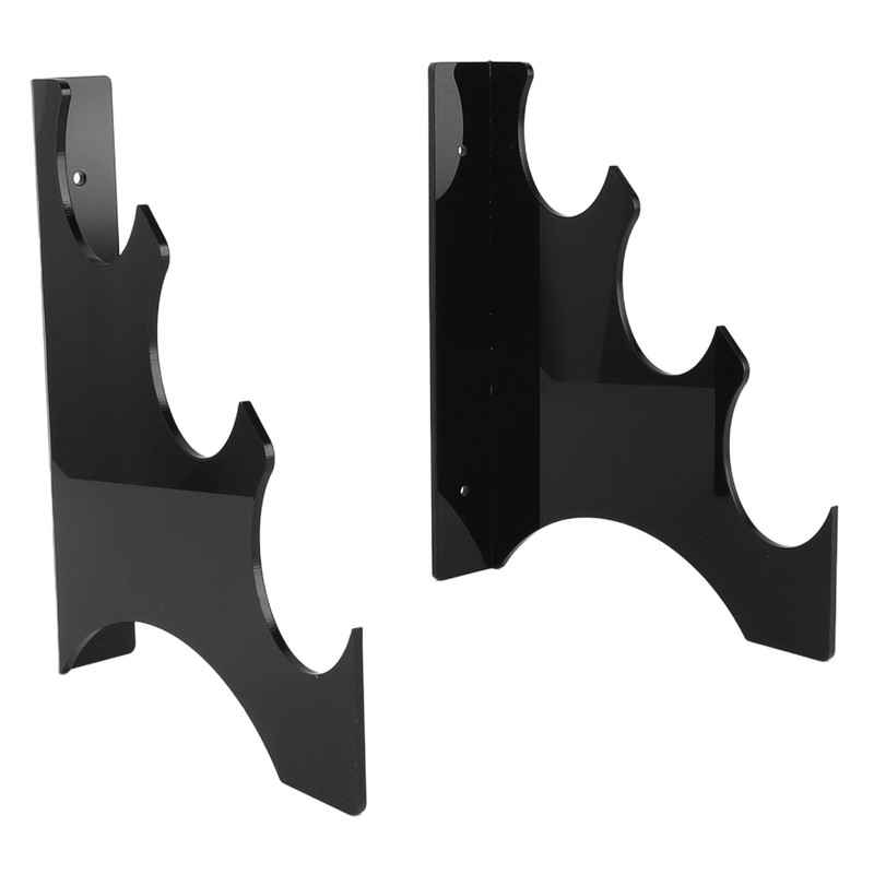 Sword Hanger Display Holder Acrylic Wall Mounted 3 Layers Sword