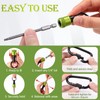 36 Pcs Upgraded Bit Holder Key Chain 1/4 Inch Bit