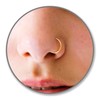 Extra Thin Small 0.5mm Nose Ring Diameter 6mm(gold)