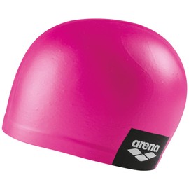 arena Logo Moulded Swim Cap, Pink