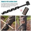 Woodworking Hand Drill Wrench, 19 x 230 mm Manual Hand