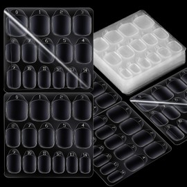 Teenitor 300pcs Nail Adhesive Tabs for Press on Nails, 15 Sizes of Nail Sticky Tabs for Nails Press on Nail Stickers, Nail Glue Stickers Press on Sticky Tabs, 20 Sheets