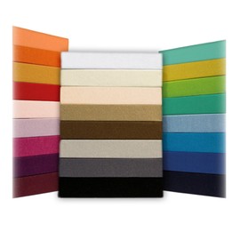 Jersey Fitted Sheet All Colours & Sizes 100% Cotton, 120 x 200 cm