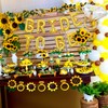 LaVenty Bride to Bee Bridal Shower Decoration Balloons Backdrop Sunflowers