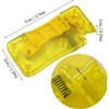2Pcs Yellow Automatic Needle Threader,Easy Threading Needle Threader,Manual Plastic Needle