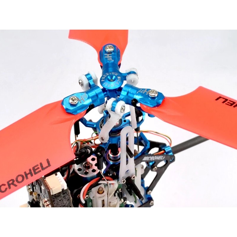 Microheli CNC Triple Yellow Blades Conversion set (RED) - BLADE?MCPXBL