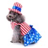 4th of July Dog Dress, Uncle Sam Costume for Pets,
