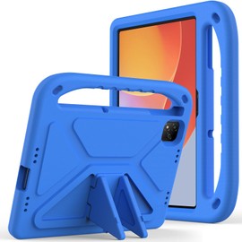 EabHulie Case for Infinix Xpad 11" 2024 Lightweight EVA Shockproof Handle Stand Cover, Kids Friendly Protective Case Blue