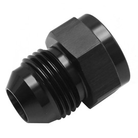 EATAKWARD Black Flare Hose Fitting, Aluminum, 6AN Female to 8AN Male Flare Expanding Hose Union Fittings