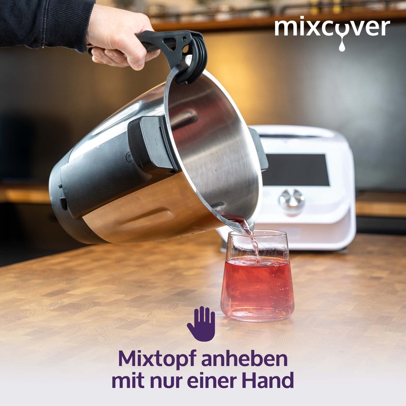 mixcover Grab Bar Compatible with Monsieur Cuisine Connect, Monsieur Cuisine