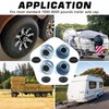 GREPSPUD 4pcs 2.72'' Trailer Hub Dust Caps, Trailer Spindle Bearing