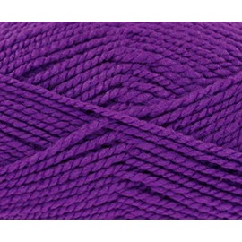 King Cole Big Value Chunky Knitting Yarn 100% Acrylic Wool 100g Ball (Purple 3105)
