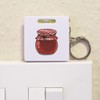 'Round Jam Jar' Keyring Tape Measure/Spirit Level Tool (KM00042011)