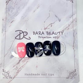 Dara Beauty September Art of the MonthBlack Pink Chanail❣ - Not selected / 다라뷰티 9월 이달의아트블랙 핑크 샤네일❣ - 선택안함