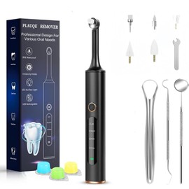Pulidor de dientes, kit de blanqueamiento dental con 12 accesorios, kit de pulido de dientes para limpieza diaria, kit de pulido y blanqueamiento.