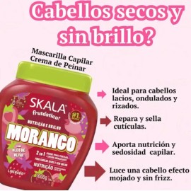 Tratamiento Mascarilla Para Cabello Rizado Skala Strawberry                                                                                           