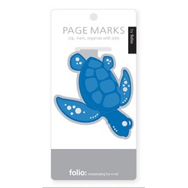 Turtle PageMark Line Marker Clip Over The Page Bookmarks for Kids Students Girls Women - Cool Cute Bookmark and Page Holder Unique Gift Idea - Funny Book Marker and Reading Accessory for Book Lovers