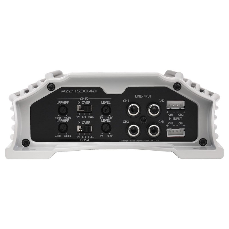 Crunch PZ2-1530.4D POWERZONE 1500 Watt Mono Amplifier, 4-Channel Car Audio
