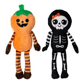 Fringe Studio Plush Dog Toys Set, OH My Gourd!, 2 Piece Set, PetShop Collection (312060)