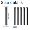 INCREWAY Door Hinge Pins, 6Pcs Residential Door Hinge Pins Durable