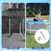 ZDNT 10 Pieces Plastic Pool Joint Pins Set Plastic Replacement