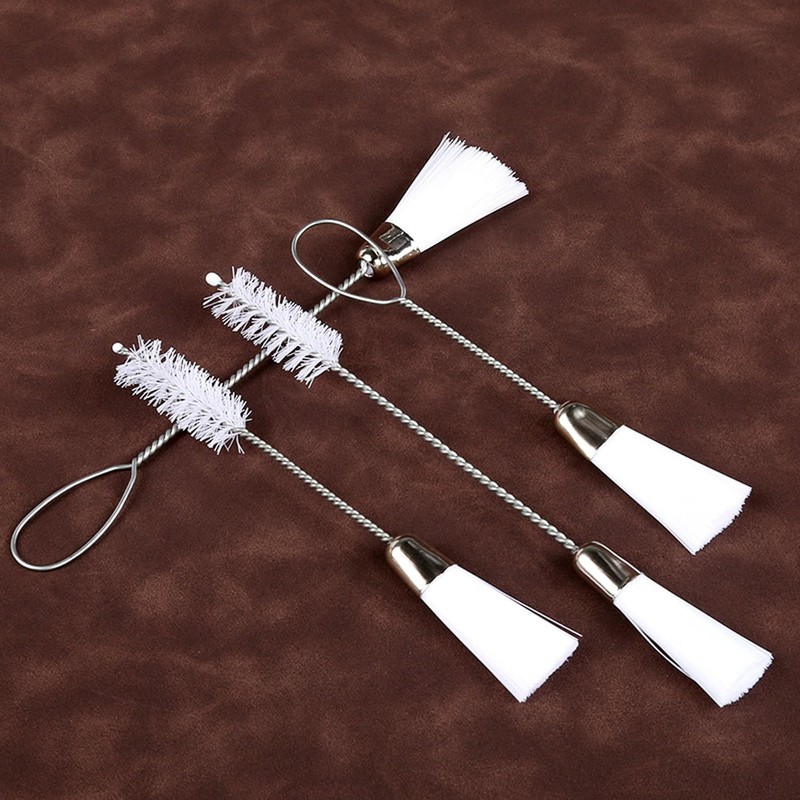 ArrErr 8 Pack Sewing Machine Cleaning Brushes with Nylon Bristles