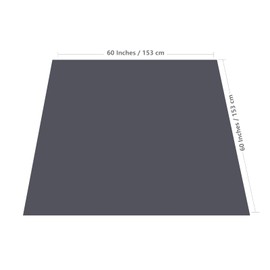 Baby Splat Mat for Under High Chair, 60 x 60 Inch Splash Mat, Waterproof and Washable Spill Mat, Anti-Slip Floor Protector