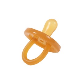 SWEETIE Rubber Pacifier Natural Rubber with Symmetrical Nipple 1 Count 6-12 Months Original Natural Rubber Pacifier
