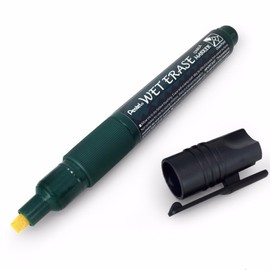 Pentel SMW26 Wet Erase Chalk Marker Pen - 1.5-4mm Chisel Nib - Primary Set of 5