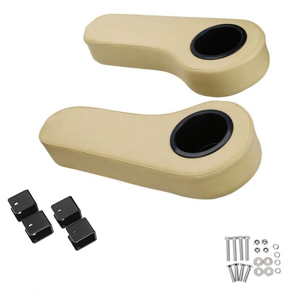 Golf Cart Rear Seat Arm Rests | No Drilling Required,
