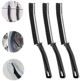 Tesytto 3PCS Hard-Bristled Gap Cleaning Brushes, Bathroom Kitchen Crevice Cleaning Brush, 2023 New Hand-Held Groove Cleaning Brush, All Around Cleaning Tool for Blind, Baseboard, Fan, Window Track