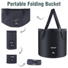 Spopal Collapsible Bucket [Large Capacity 20L= 5 Litre] Portable Folding