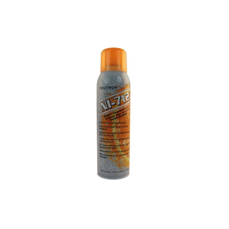 NI-712 Odor Eliminator, Orange Continuous Spray, 1 Can 0.8 lbs/14