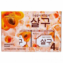Clio Dongsan C&G Apricot Soap 90g 4 Count 5ea
