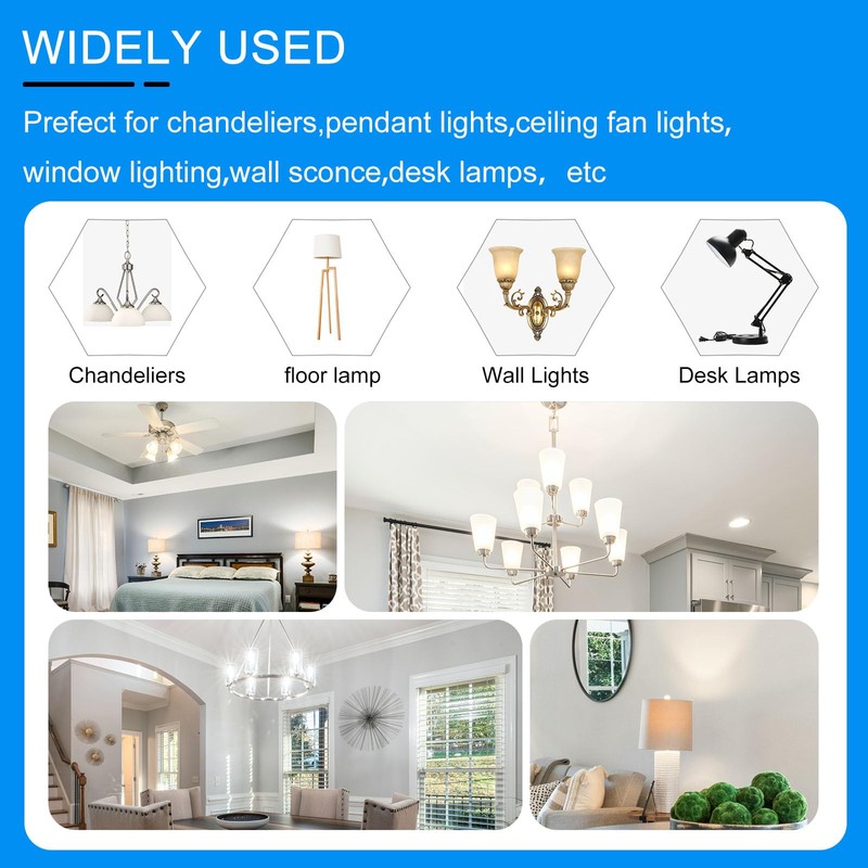 TZHILAN Dimmable E11 Led Bulbs 120V 100W Halogen Bulbs Equivalent,T3