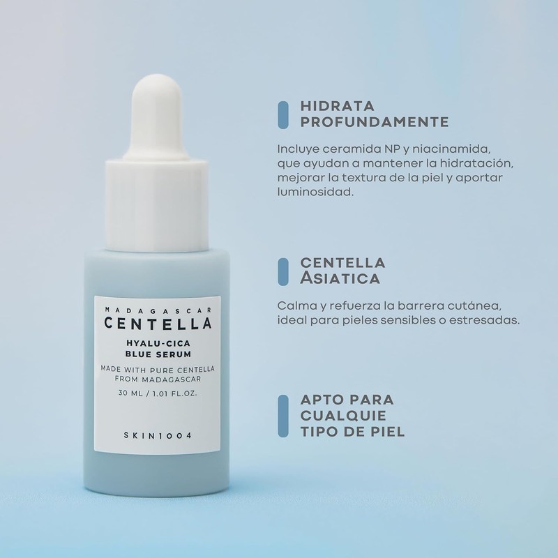 SKIN1004 Madagascar Centella Hyalu-Cica Blue Serum 30ml