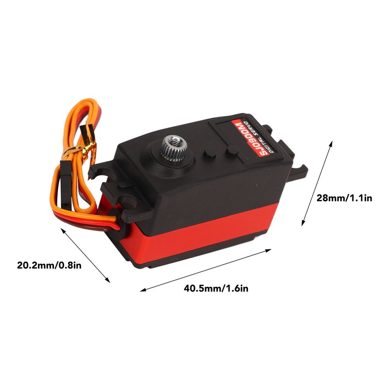 9KG Gear Servo Motor High Efficiency Low Noise Aluminum Alloy