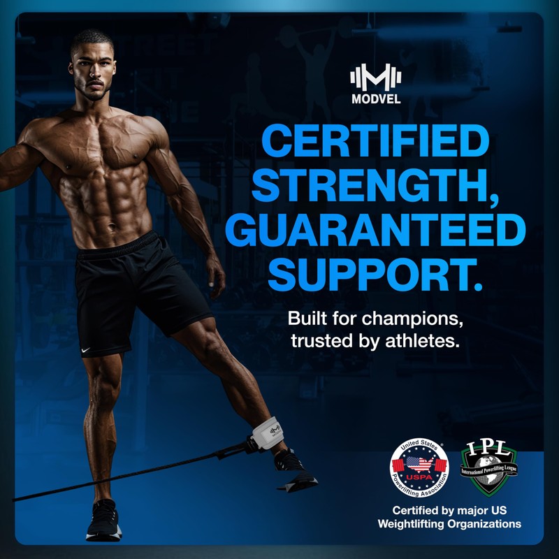 Modvel Ankle Strap (Single) for Cable Machine – Adjustable &