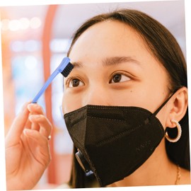 Housoutil 50pcs Multi-use Eyebrow Combs Lash Brushes Portable Makeup Tools Double-ended Design for Mascara Application Grooming and Lightweight for Home