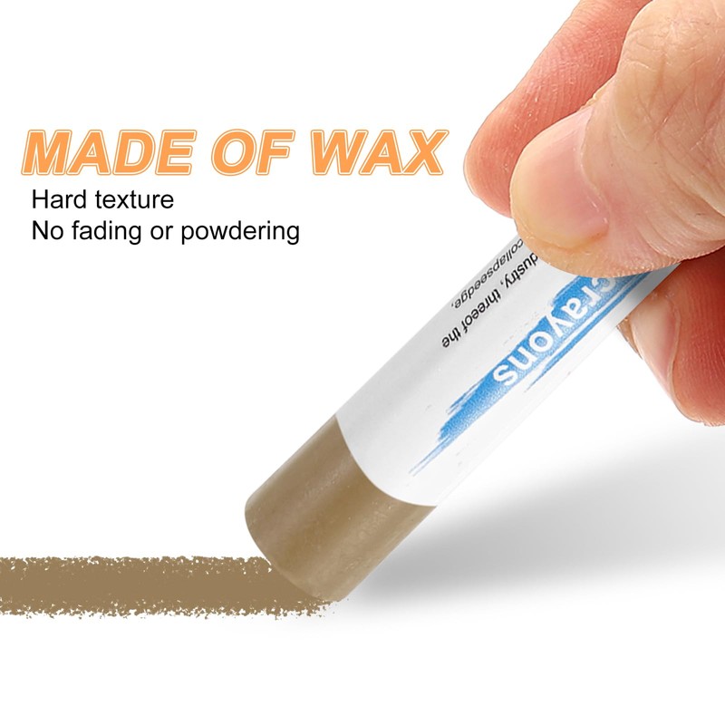 HARFINGTON 5pcs Wood Filler Sticks Wooden Wax Touch Up Furniture